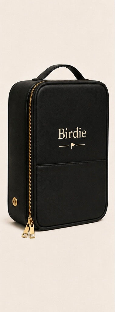 Birdie Golf Shoe Bag — Jet Black