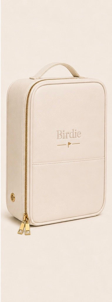 Birdie Golf Shoe Bag — Ivory